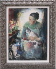 Lady With Cat