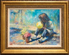 Girl with Yellow Balloon